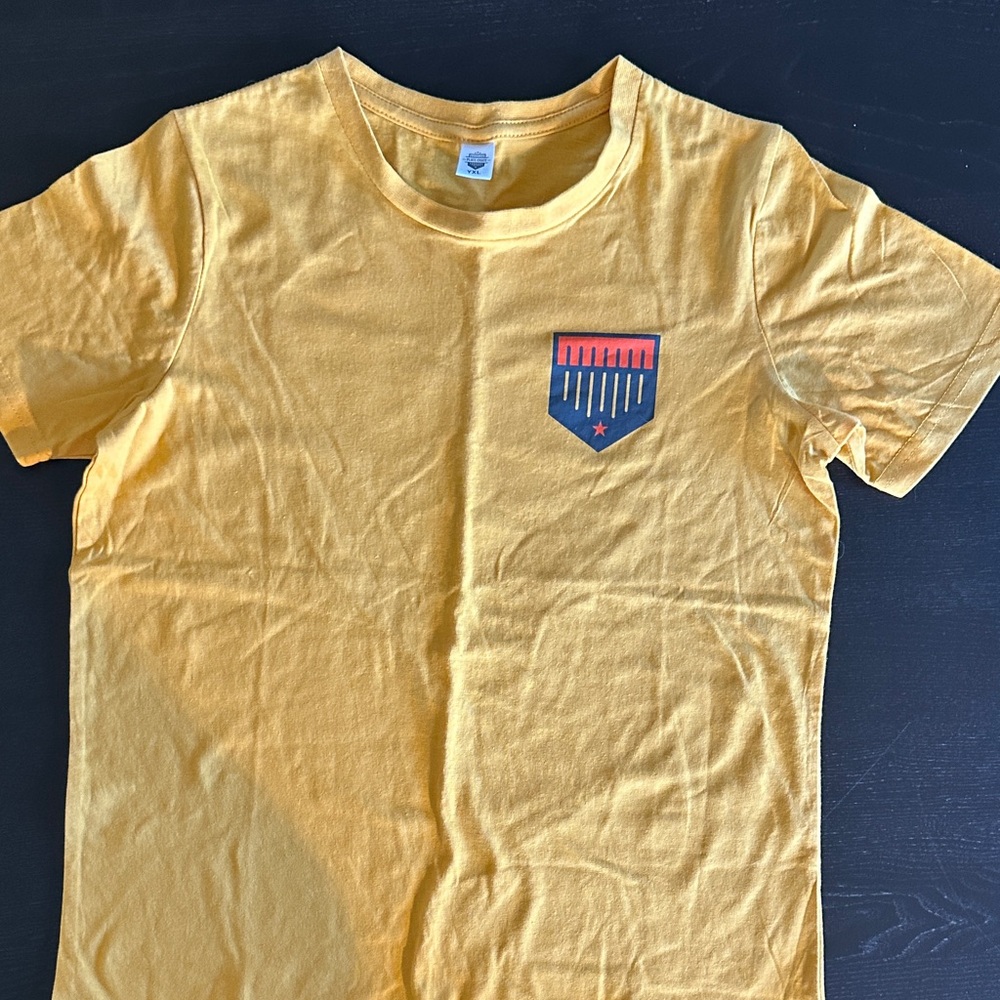 Boys Plate Crate Baseball Yellow Shirt